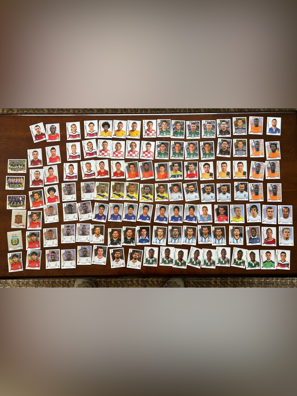 Official Panini FIFA World Cup Brasil 2014 Sticker Album + 100+ PLAYER STICKERS
